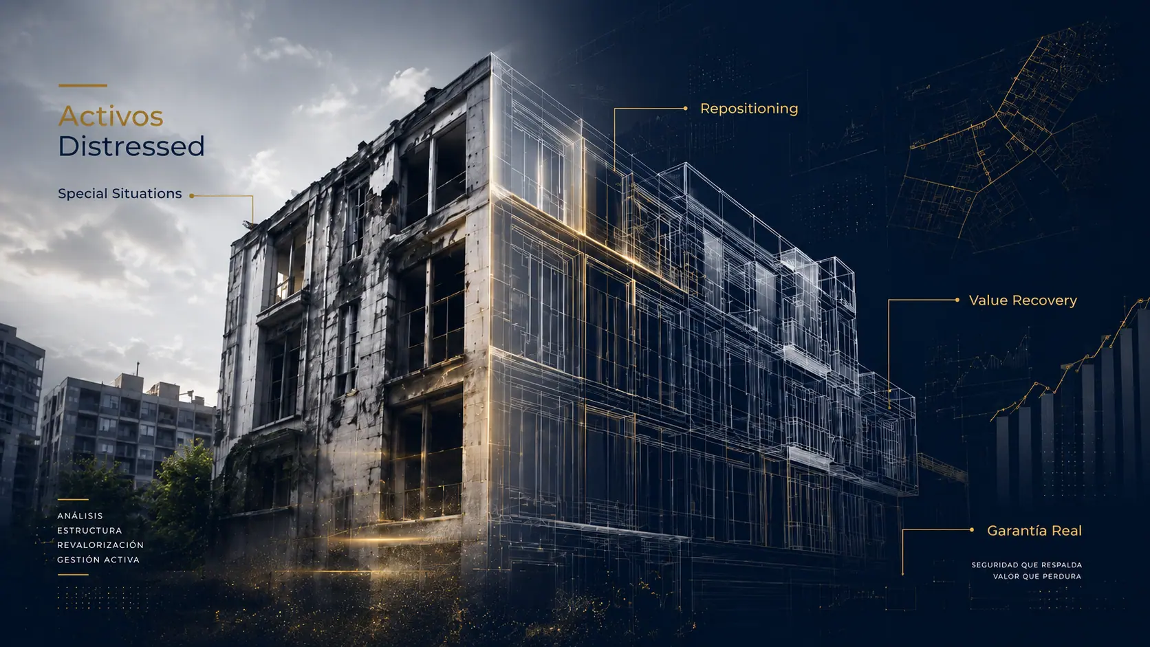 Activos distressed inmobiliarios en proceso de análisis, reposicionamiento y recuperación de valor con garantía real - AlbentaCircle